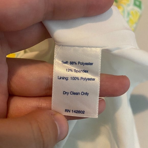 Sail to Sable Women XS Tank Dress Lemon Lime Print Sleeveless Preppy Zip Back - Picture 5 of 8